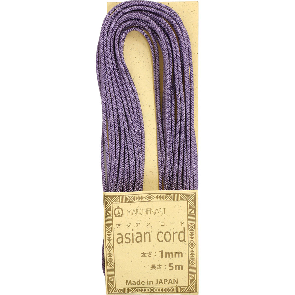 アジアンコード約1.5mm　738/薄紫