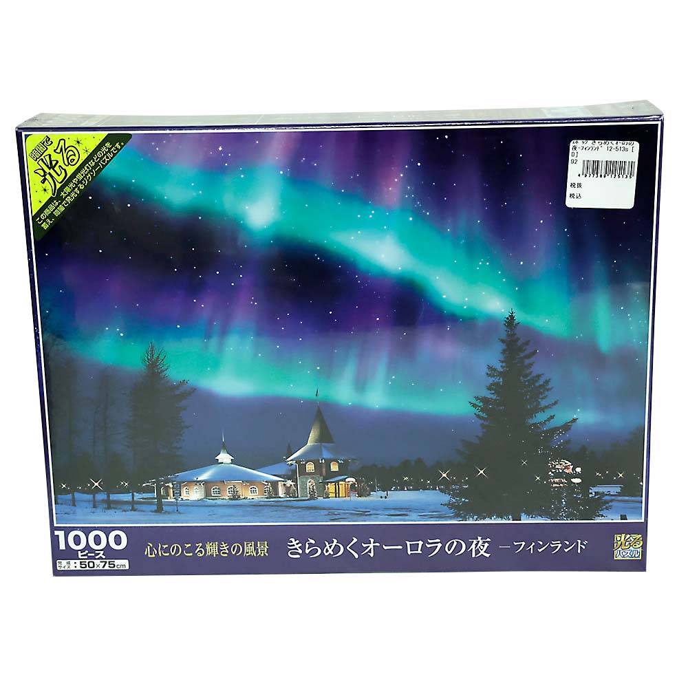 きらめくオーロラの夜-フィンランド　12-513s