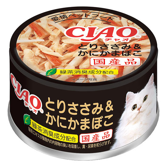 チャオ 鶏ササミ&カニカマ　85g