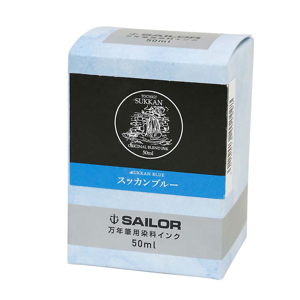 オリジナルボトルインク スッカンブルー　50ml