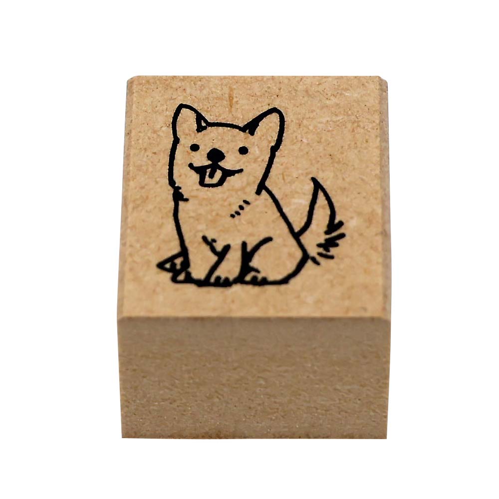 ピッコロスタンプ　イヌショウメンムキ　０８１２－０２７