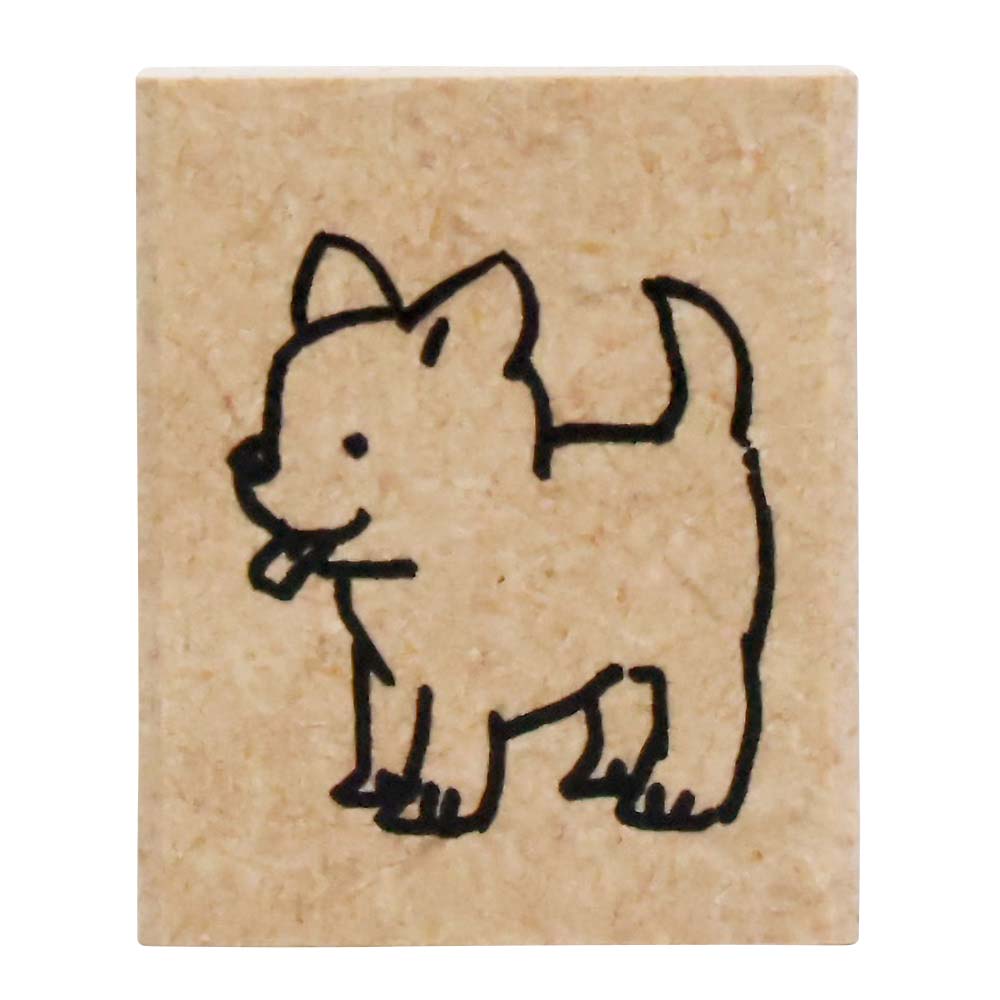ピッコロスタンプ イヌヨコムキ　0812-032