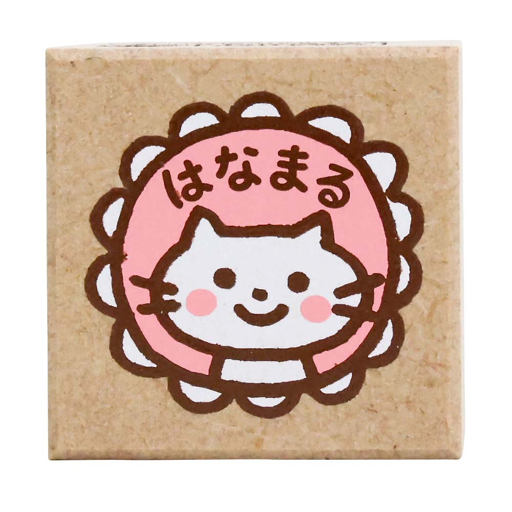 ティーチャースタンプ ネコハナマル　1604-207