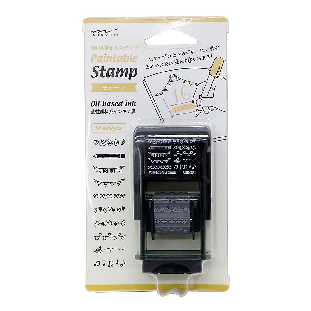 スタンプ　回転印　モチーフ柄　３５３８２