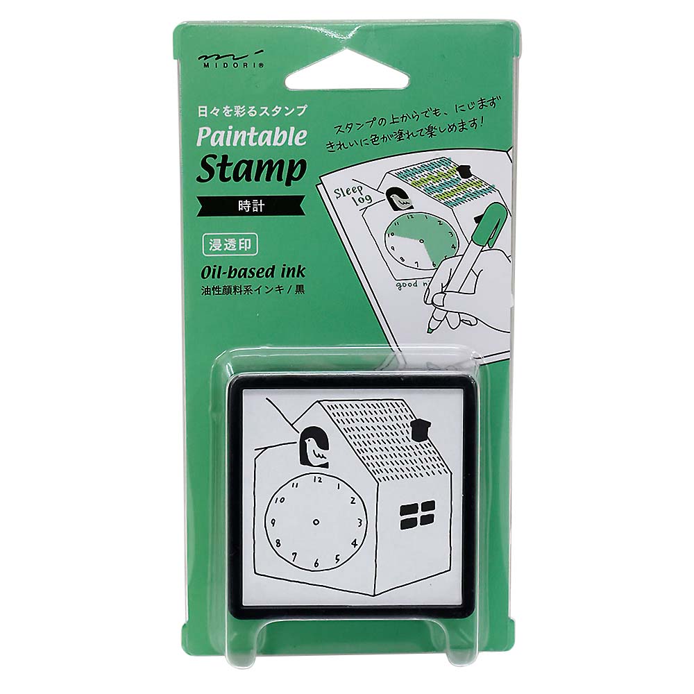 スタンプ 浸透印 時計柄　35386