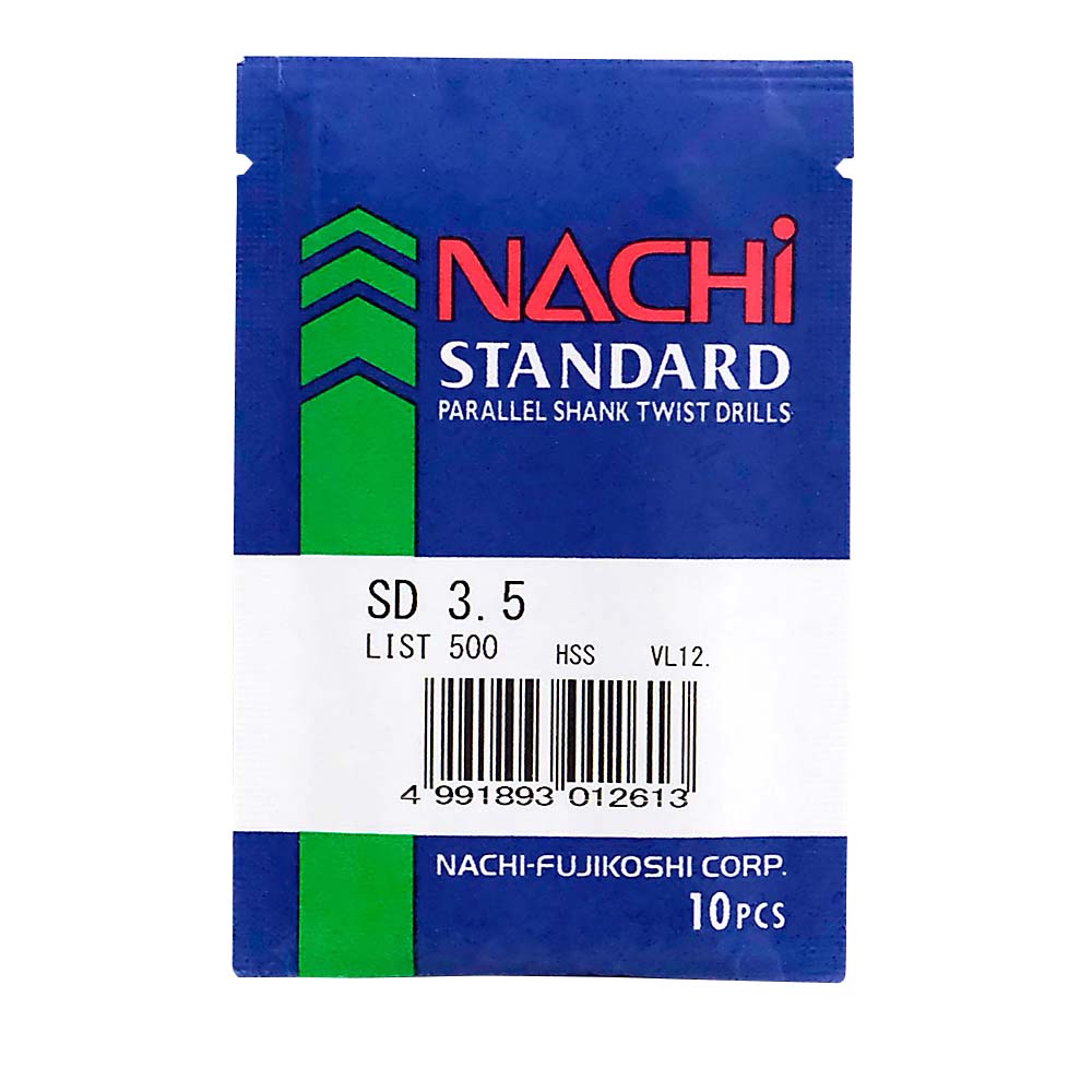 鉄工用ドリル　3.5mm 10本袋入