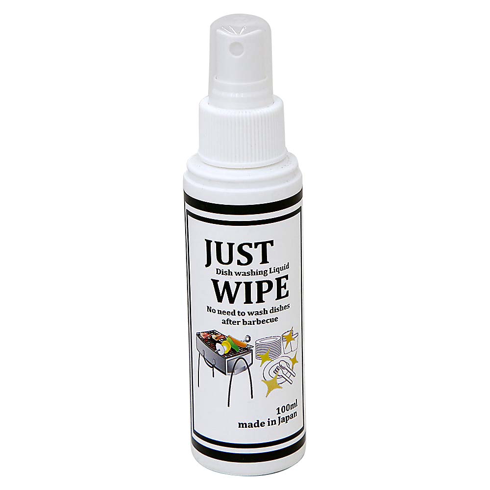 拭くだけ食器洗剤 JUST WIPE Outdoor 100ml