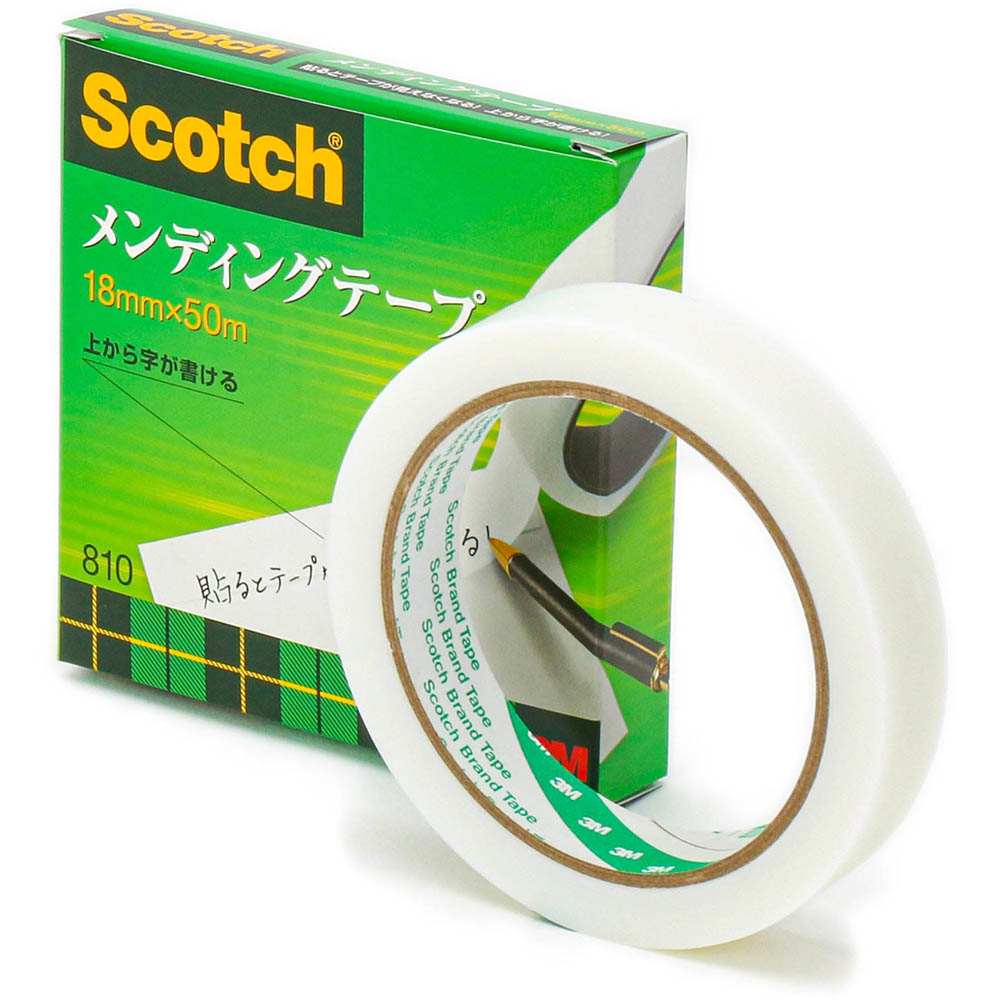 スコッチ　メンディングテープ　大巻　１８ｍｍ　８１０３－１８