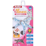 ペティオ キャットチェックハーネスリード　ブルー