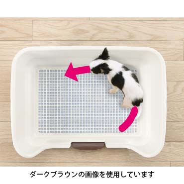 リッチェル　お掃除簡単ステップ壁付トイレW　アイボリー
