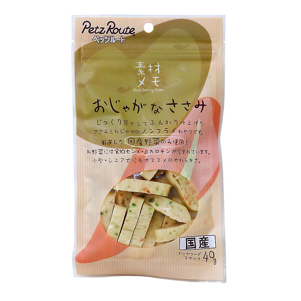 ペッツルート おじゃがなささみ　40g