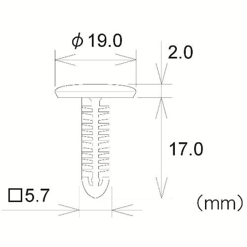 ブラッシュクリップ　PTF4P53-B