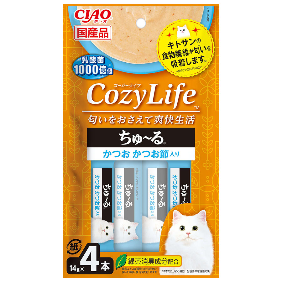 Cozy Lifeちゅ~る かつお かつお節入り　14gx4本