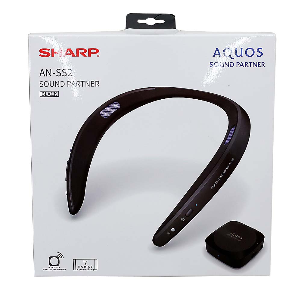 SHARP AN-SS2 ワイヤレスヘッドセット ブラック 新品未使用】SHARP AQUOS SOUND PARTNER AN-SS2 - メルカリ