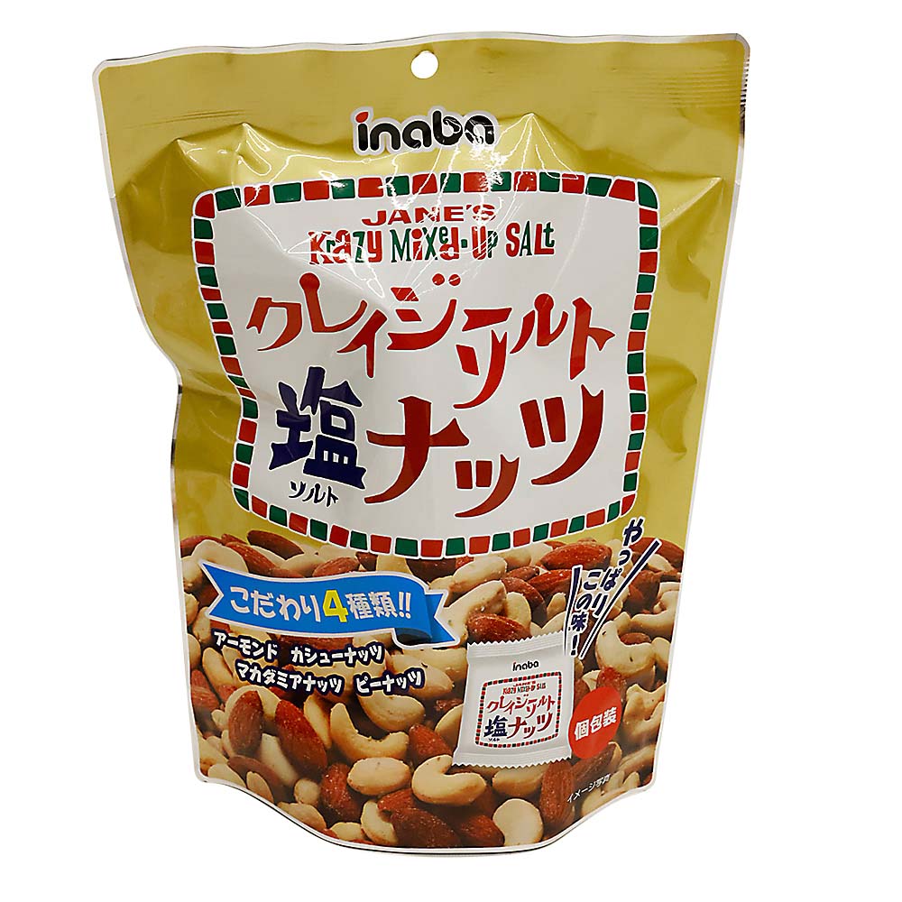 稲葉 クレイジーソルトナッツ　140g