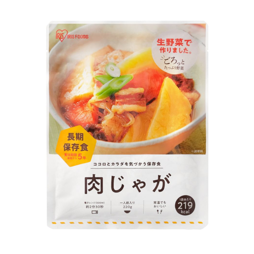 アイリスフーズ　災対食パウチ肉じゃが　220g　220g