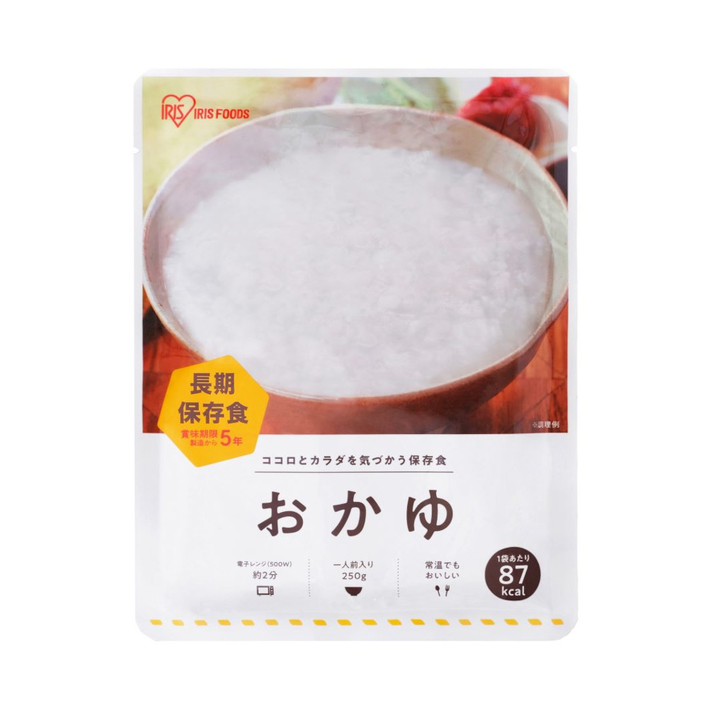 （防災食）アイリスフーズ　パウチおかゆ　２５０ｇ　２５０ｇ