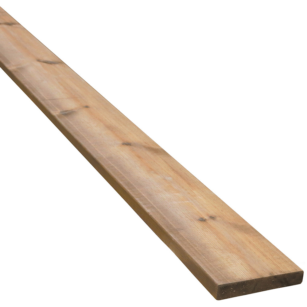 ブラウン防腐レッドウッド 1x6 6F　19x140x1830mm