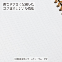 コクヨ　ソフトリングスーファ　４ミリ方眼８０枚Ａ５　桃　スＳＶ７３８Ｓ４Ｐ