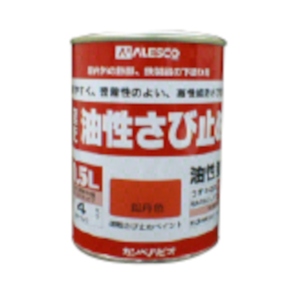 速乾さび止めペイント 鉛丹色　0.5L