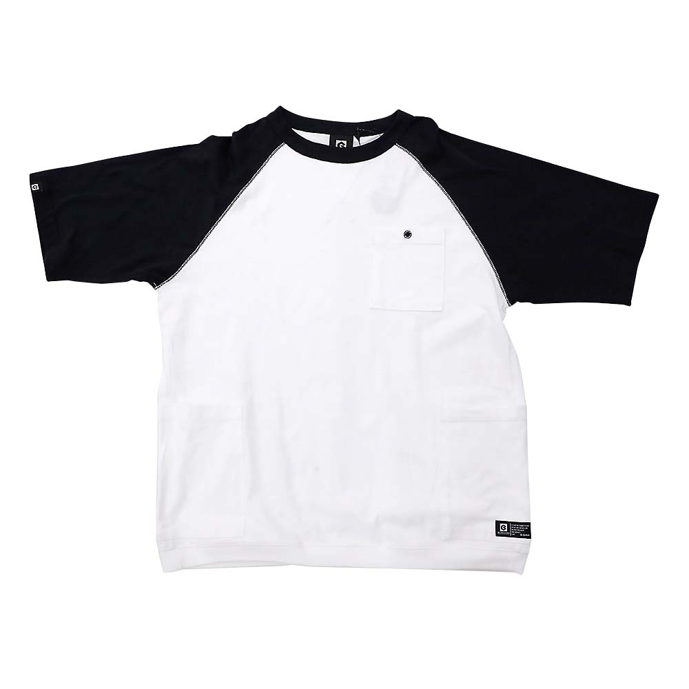 5ポケットハンソデTシャツ　NA/WT M