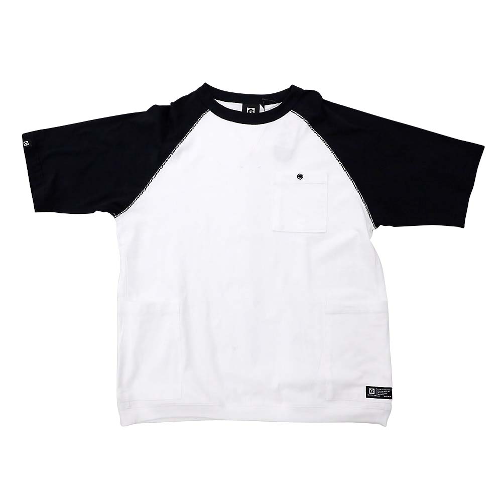 5ポケットハンソデTシャツ　NA/WT L