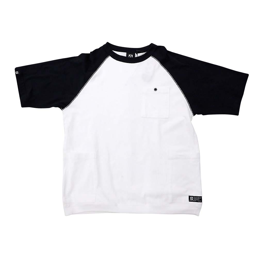 5ポケットハンソデTシャツ　NA/WT LL