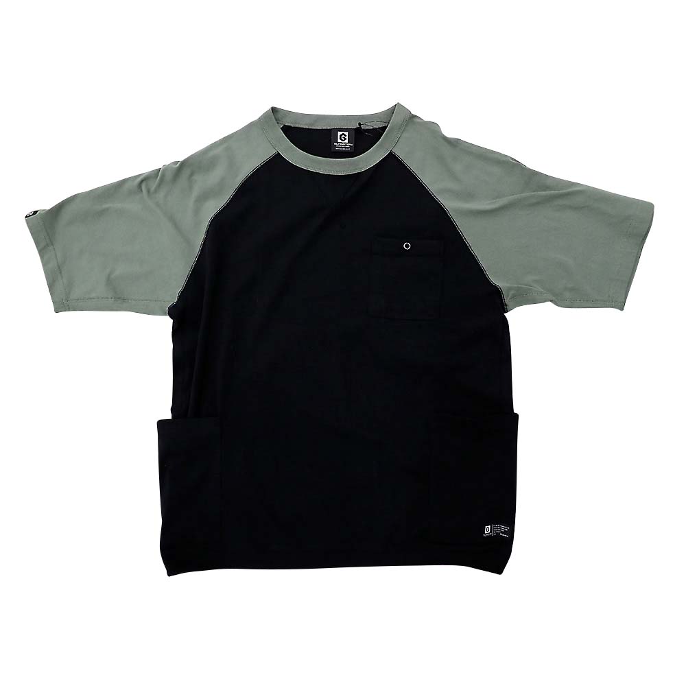 5ポケットハンソデTシャツ　CE/BK L