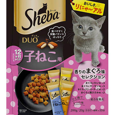 シーバデュオ子ねこ用　香りのまぐろ味セレクション200g