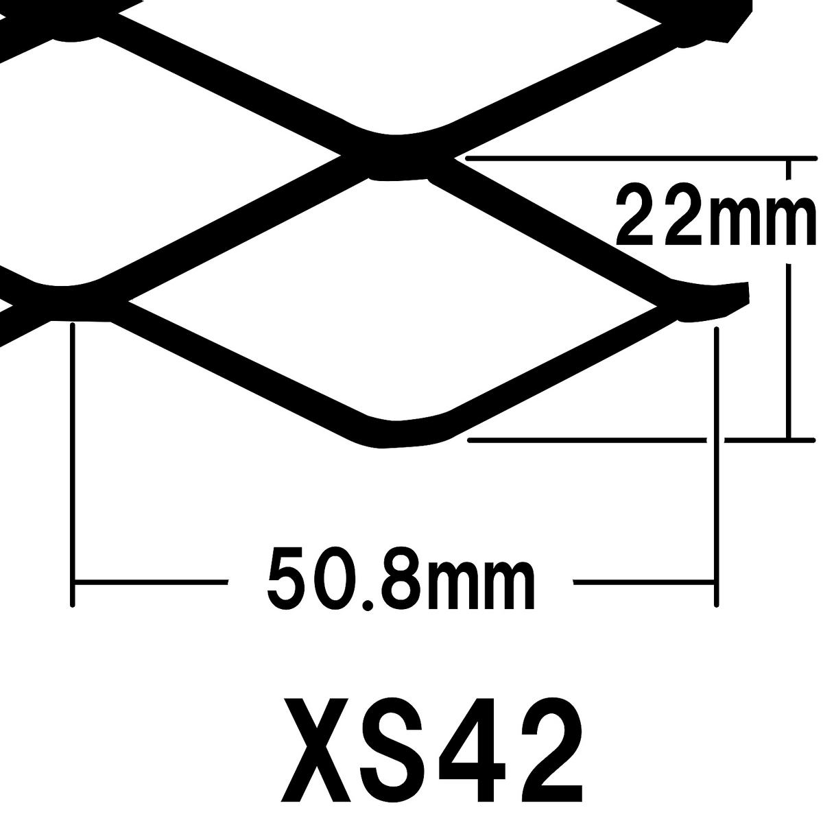 エキスパンドメタル XS42 白　450x450mm