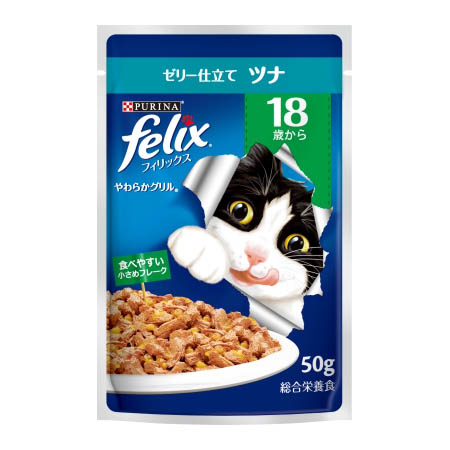 ネスレ　フィリックスパウチ　１８歳から　ツナ　５０ｇ　５０ｇ