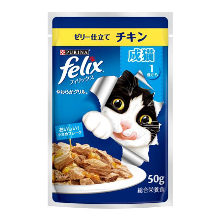ネスレ　フィリックスパウチ　成猫　チキン　５０ｇ　５０ｇ