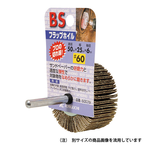 BSフラップホイル　80x25x6 #60