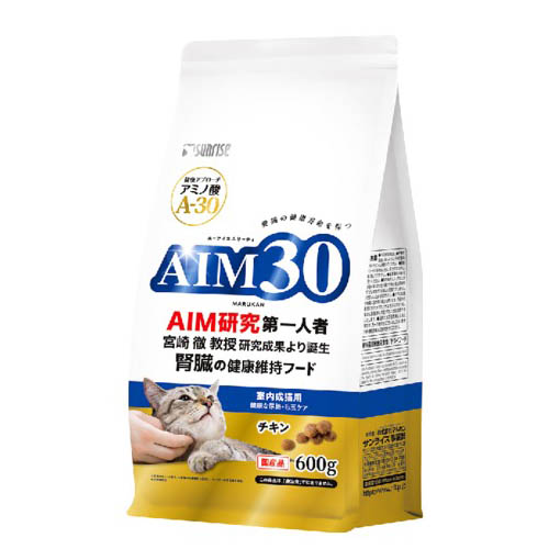 AIM30 室内成猫用 健康な尿路･毛玉ケア　600g