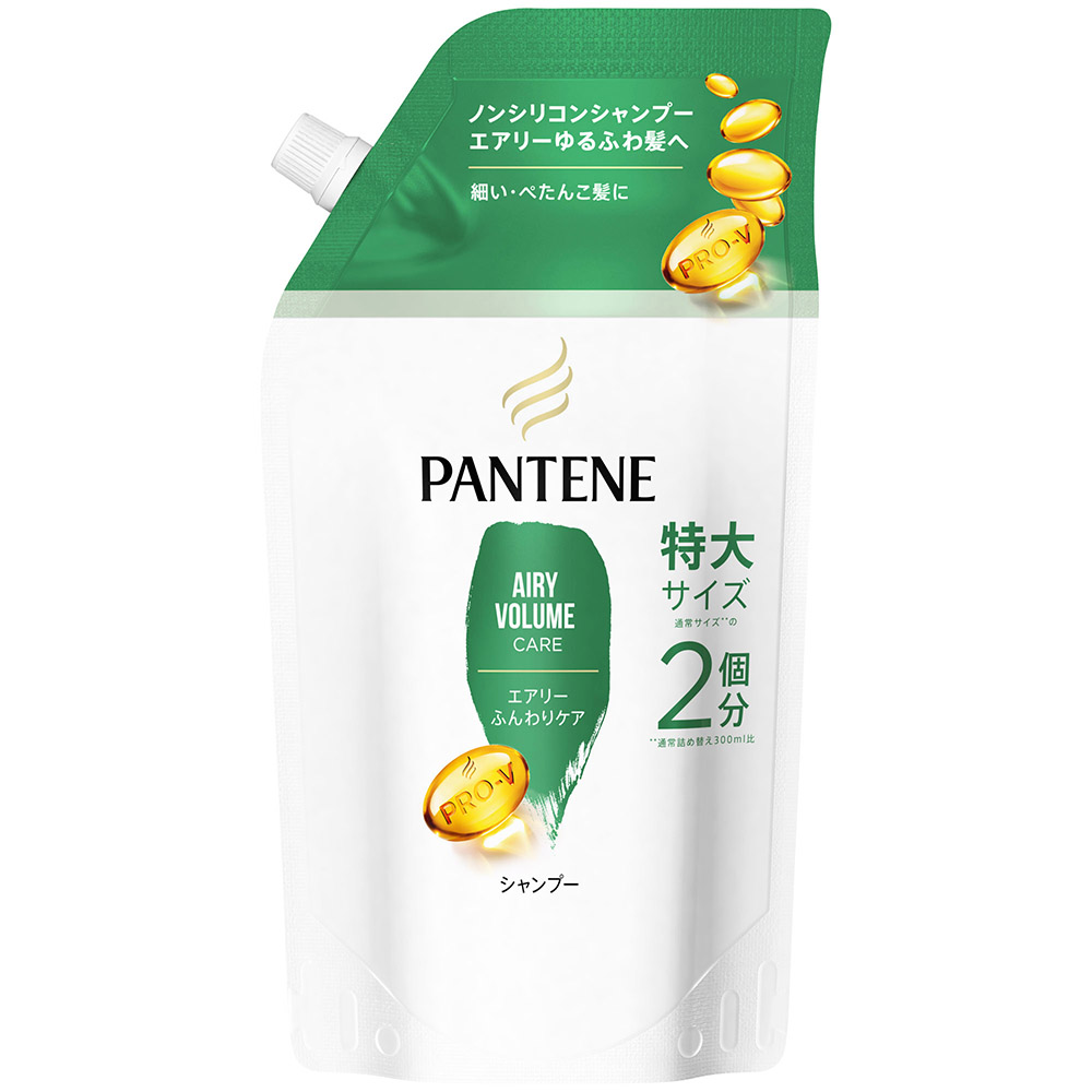 パンテーン　エアリーふんわりリペア　シャンプー　つめかえ特大サイズ　６００ml