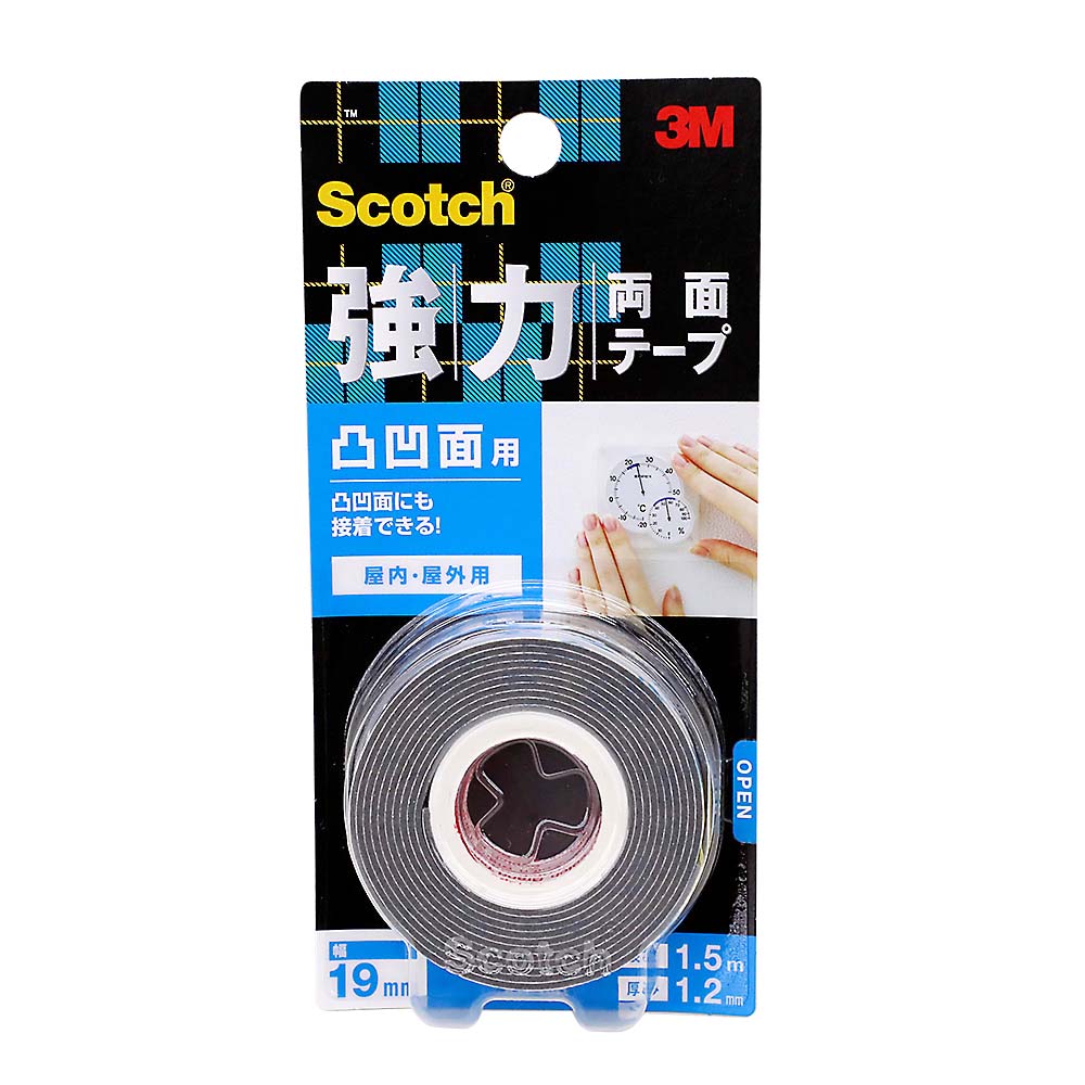 スコッチ 強力両面テープ凸凹面用 KH-19R