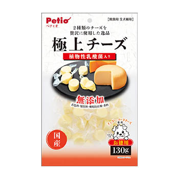 ペティオ極上 チーズ 乳酸菌入　130g