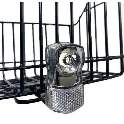 カゴ前＆下取付用ライト１ＬＥＤ　ＢＫ　４５６１５　ＢＫ
