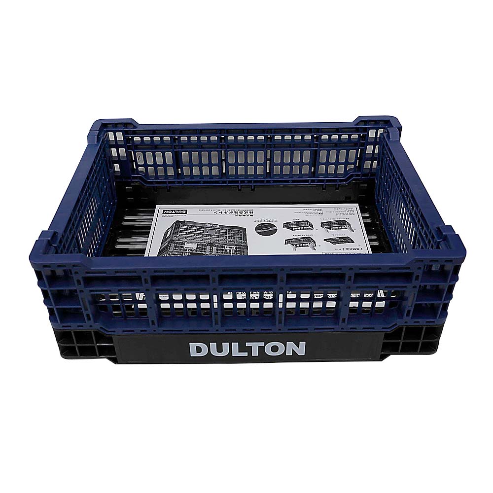 DULTON フォールディング ストレージ 11L ネイビー　V21-0346