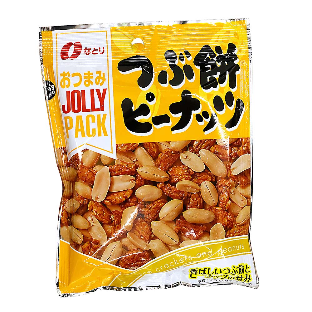 なとりJOLLYPACKつぶ餅ピーナッツ　81g