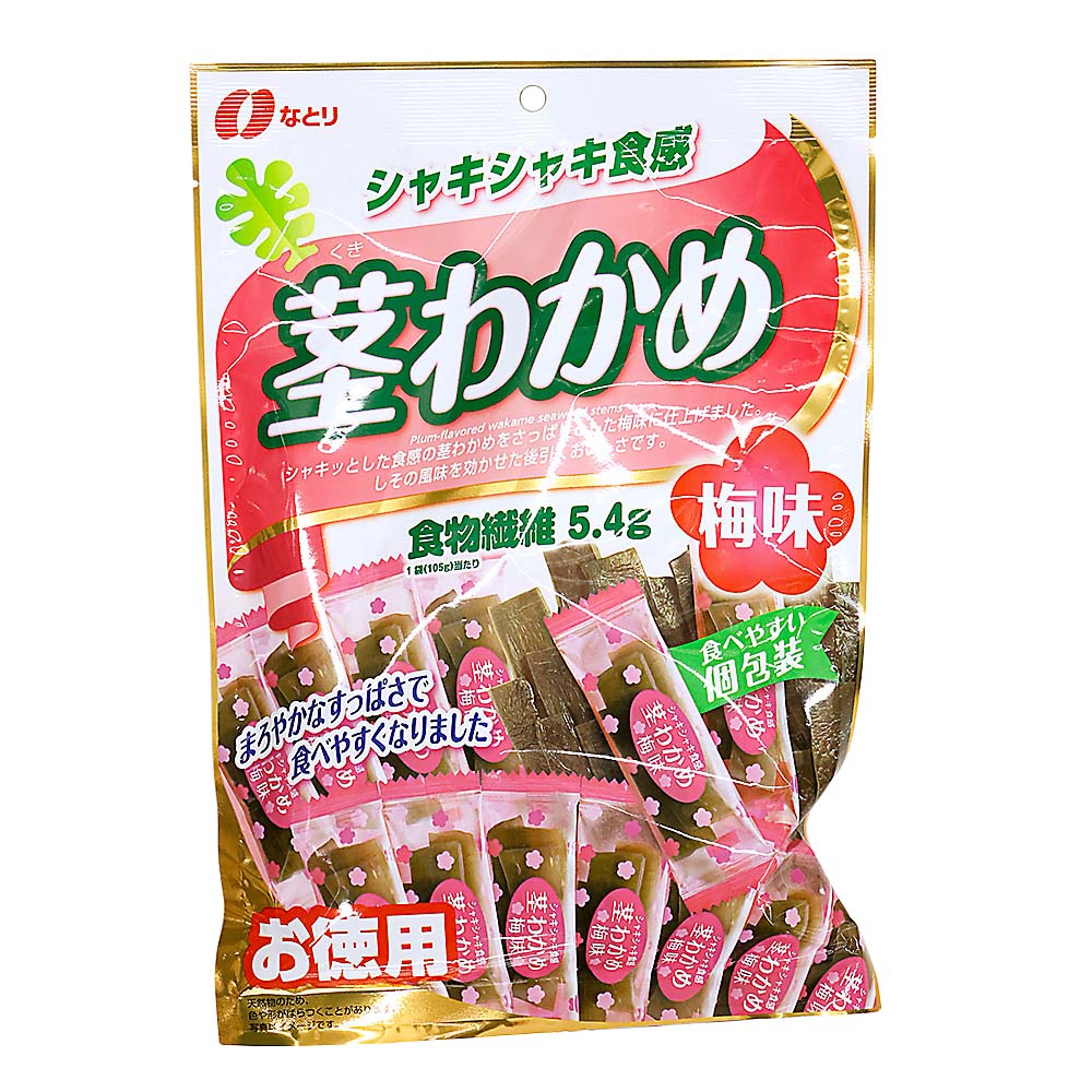 なとり 茎わかめ梅味　105g