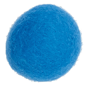 ペティオ 大好きブルーの大きなウールボール