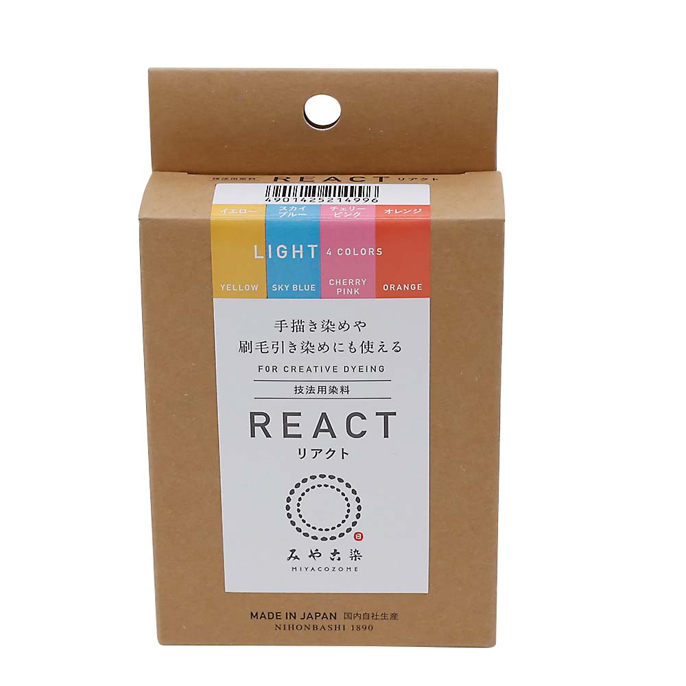 技法用染料　リアクト　４色セット　ＬＩＧＨＴ　２１４９９００