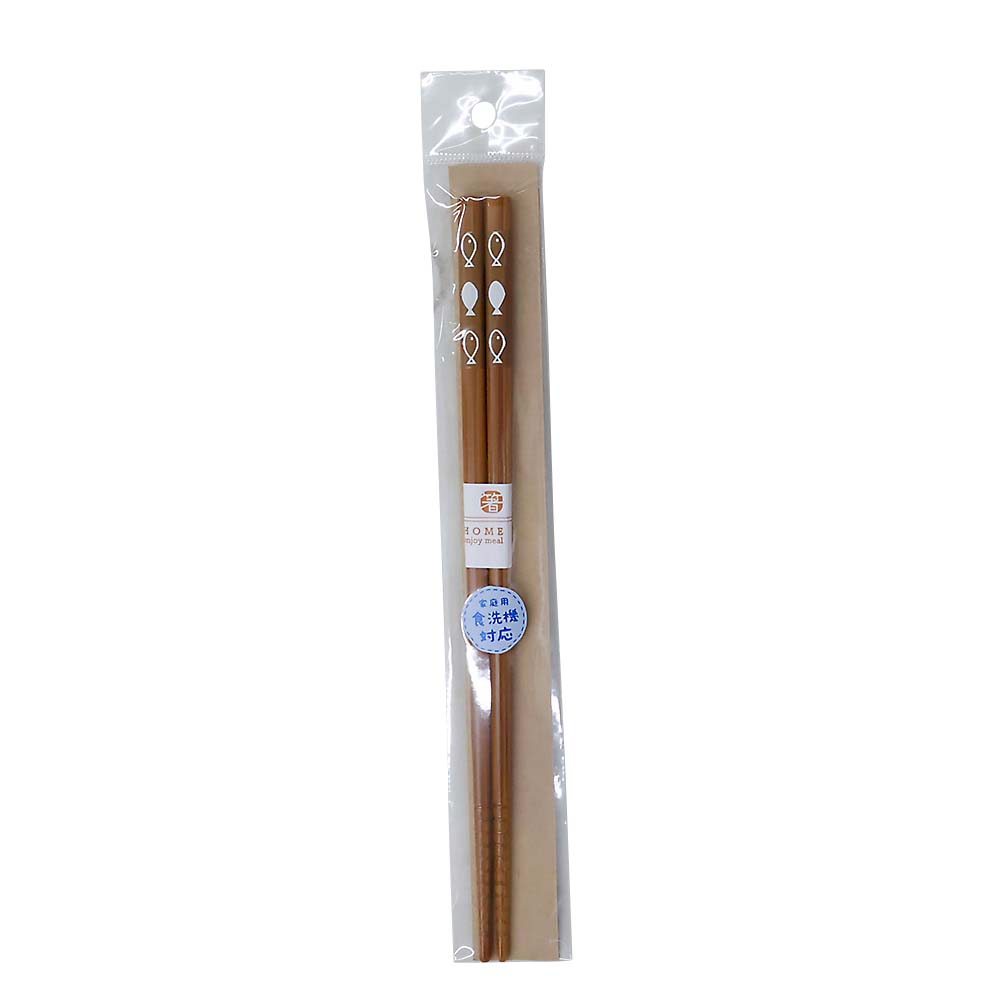 食洗　すべり止めおさかな２３　茶