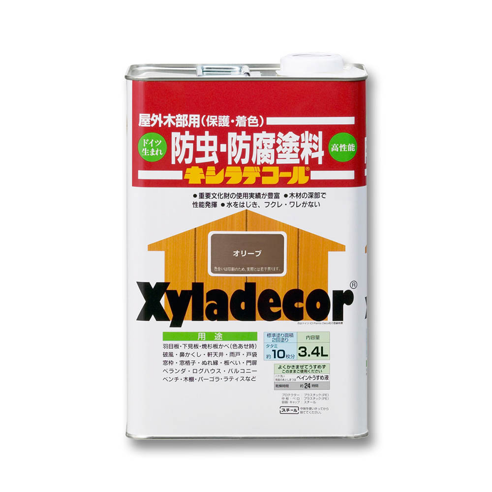 油性キシラデコール オリーブ　3.4L