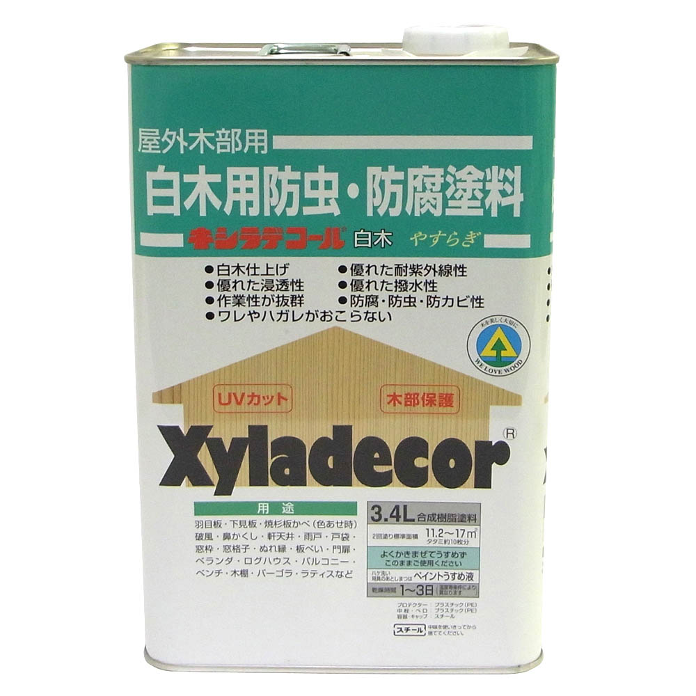 油性キシラデコール 白木色　3.4L