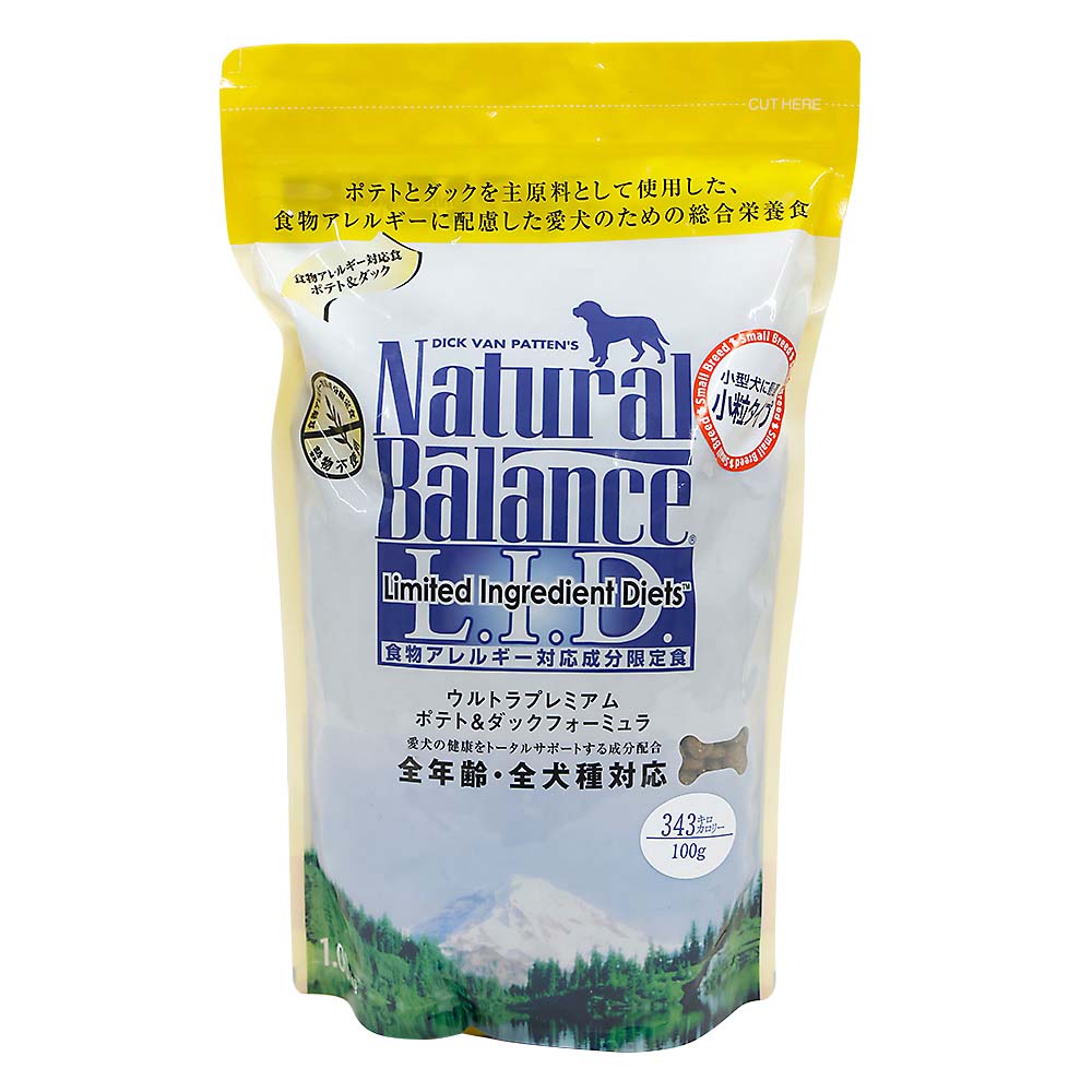 ナチュラルバランス　ポテト＆ダックＤＯＧ小粒　１ｋｇ