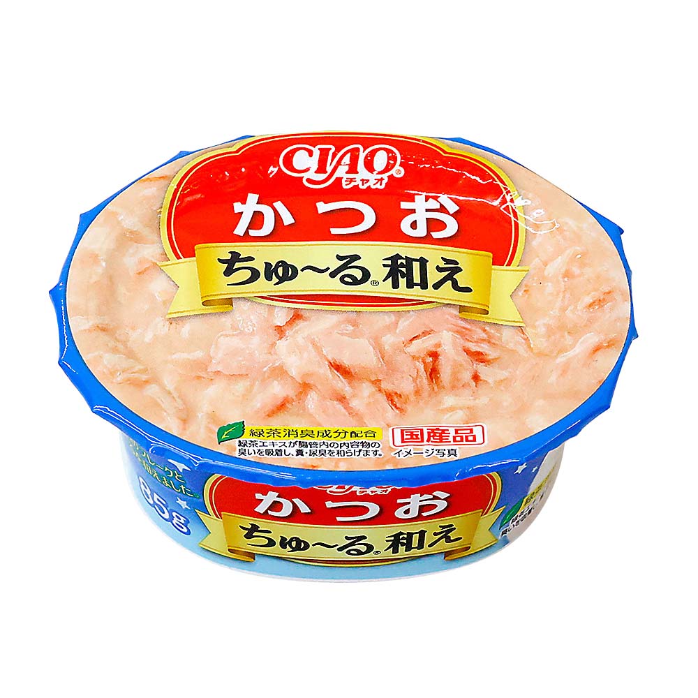 いなば　ＣＩＡＯちゅ～る和えカップかつお　８５ｇ