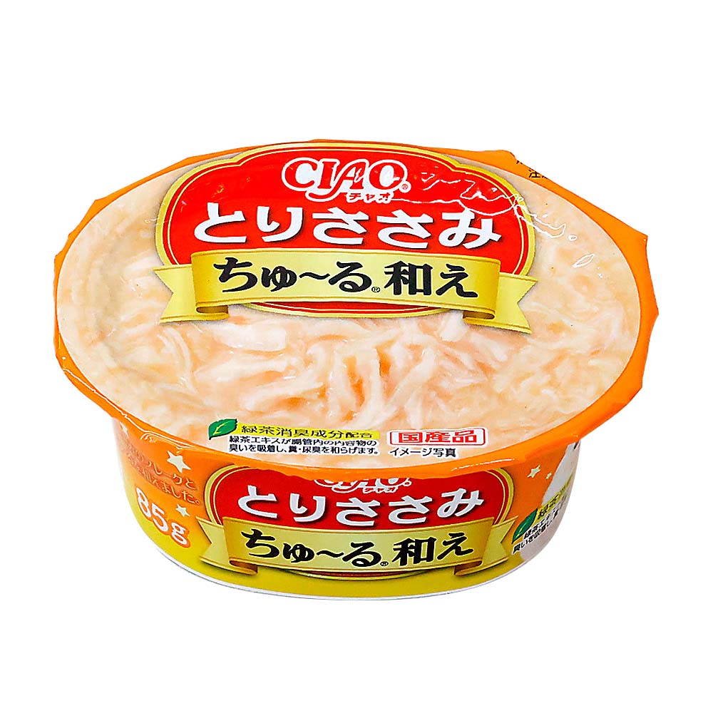 いなば　ＣＩＡＯちゅ～る和えカップとりささみ　８５ｇ