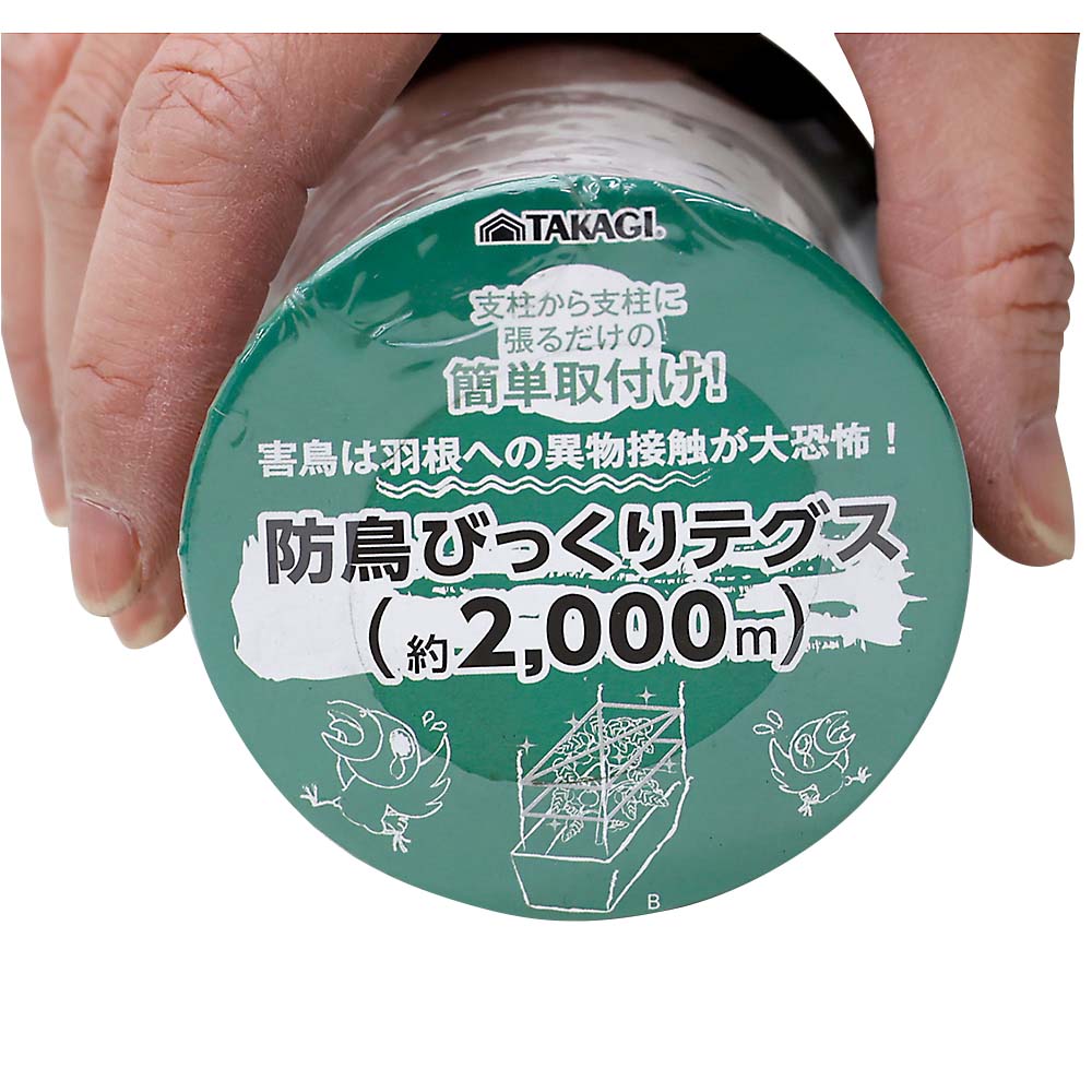 防鳥びっくりテグス　２０００ｍ